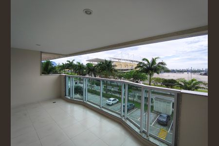 Varanda - Sala de apartamento para alugar com 3 quartos, 98m² em Barra da Tijuca, Rio de Janeiro