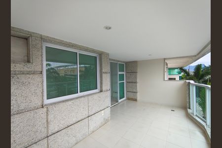 Varanda - Sala de apartamento para alugar com 3 quartos, 98m² em Barra da Tijuca, Rio de Janeiro