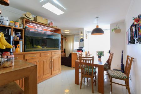 Sala estendida  de apartamento à venda com 2 quartos, 60m² em Jaguaré, São Paulo