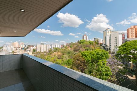 Varanda da Sala de apartamento à venda com 4 quartos, 180m² em Silveira, Belo Horizonte