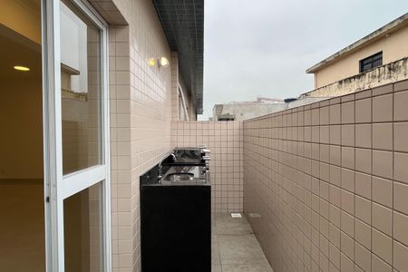 Varanda Gourmet de casa para alugar com 3 quartos, 125m² em Embaré, Santos