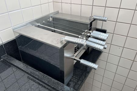 Varanda Gourmet de casa para alugar com 3 quartos, 125m² em Embaré, Santos