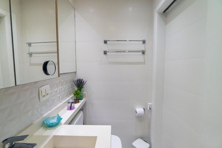 Banheiro da Suíte de apartamento à venda com 3 quartos, 90m² em Vila Mascote, São Paulo
