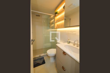 Apartamento para alugar com 47m², 1 quarto e 1 vaga Apartamento para alugar com 47m², 1 quarto e 1 vagaBanheiro da Suíte