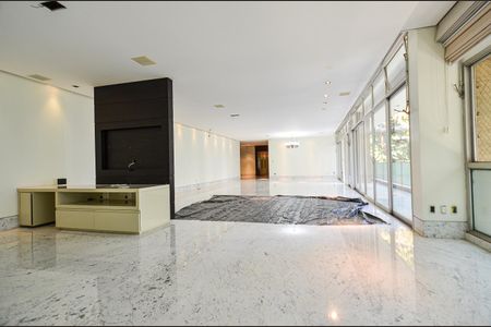 Sala de TV de apartamento para alugar com 5 quartos, 410m² em Serra, Belo Horizonte