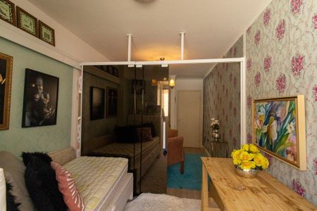 Sala de apartamento para alugar com 1 quarto, 40m² em Centro, Curitiba