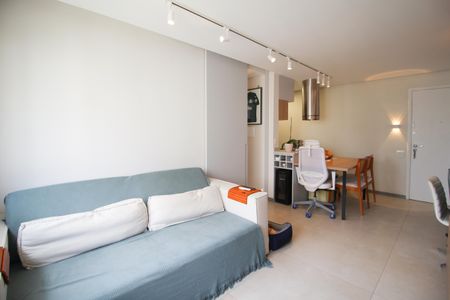 Sala de apartamento à venda com 1 quarto, 45m² em Indianópolis, São Paulo