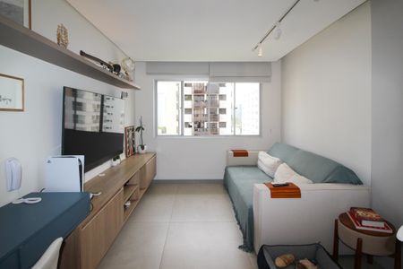 Sala de apartamento à venda com 1 quarto, 45m² em Indianópolis, São Paulo