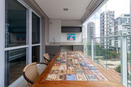 Varanda de kitnet/studio para alugar com 1 quarto, 42m² em Cidade Monções, São Paulo