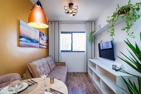 Sala de apartamento à venda com 1 quarto, 26m² em Bela Vista, São Paulo