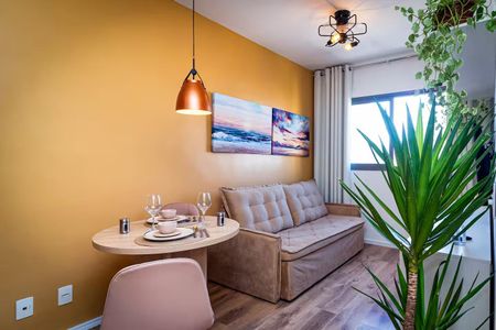 Sala de apartamento à venda com 1 quarto, 26m² em Bela Vista, São Paulo