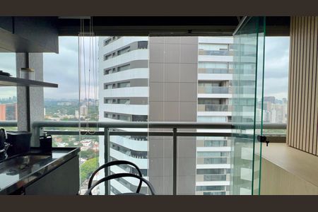 Vista da Sala de kitnet/studio para alugar com 1 quarto, 31m² em Pinheiros, São Paulo