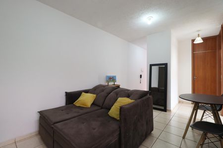 Sala de apartamento para alugar com 2 quartos, 47m² em Parque Ribeirao Preto, Ribeirão Preto