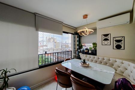 Varanda da Sala de apartamento à venda com 3 quartos, 70m² em Brás, São Paulo