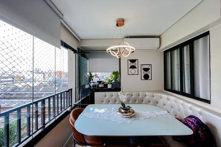 Varanda da Sala de apartamento à venda com 3 quartos, 70m² em Brás, São Paulo