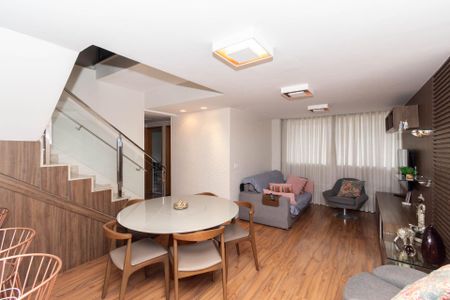 Sala de TV e Jantar de apartamento à venda com 4 quartos, 180m² em Milionários, Belo Horizonte
