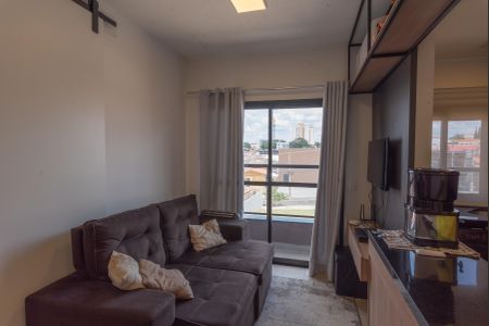 Sala de apartamento à venda com 1 quarto, 33m² em Parque Industrial, Campinas