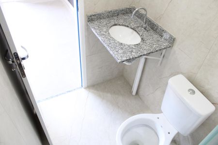 Banheiro de kitnet/studio à venda com 1 quarto, 26m² em Belenzinho, São Paulo