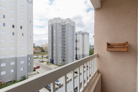 Varanda Sala  de apartamento para alugar com 2 quartos, 49m² em Jardim Magnolia, Sorocaba