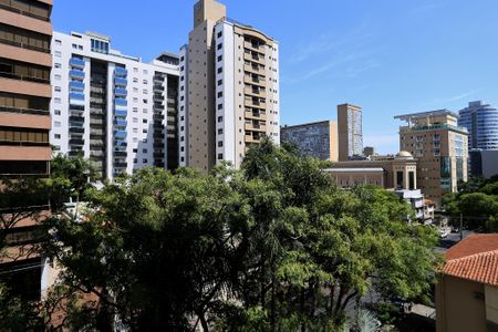 Vista da Suíte de apartamento à venda com 4 quartos, 135m² em Lourdes, Belo Horizonte