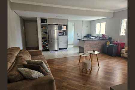 Sala de apartamento à venda com 1 quarto, 68m² em Jardim, Santo André