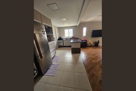 Cozinha de apartamento à venda com 1 quarto, 68m² em Jardim, Santo André