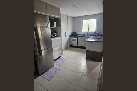 Cozinha de apartamento à venda com 1 quarto, 68m² em Jardim, Santo André