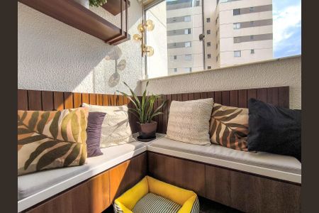 Varanda da Sala de apartamento para alugar com 3 quartos, 75m² em Ouro Preto, Belo Horizonte