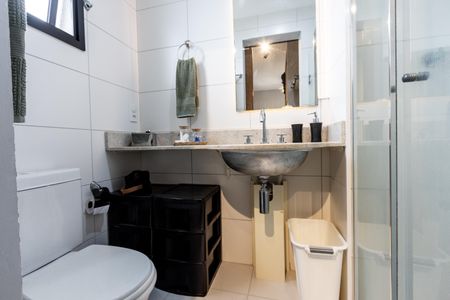 Apartamento para alugar com 65m², 1 quarto e 2 vagas Apartamento para alugar com 65m², 1 quarto e 2 vagasBanheiro da Suíte