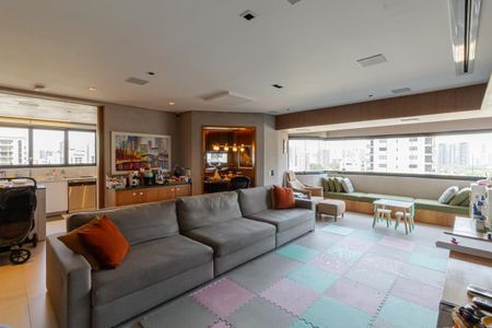 Sala de apartamento à venda com 4 quartos, 209m² em Indianópolis, São Paulo