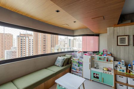 Sala de apartamento à venda com 4 quartos, 209m² em Indianópolis, São Paulo