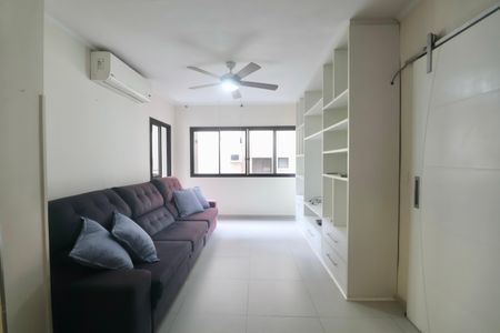 Sala de apartamento para alugar com 3 quartos, 96m² em Jardim Guaiuba, Guarujá