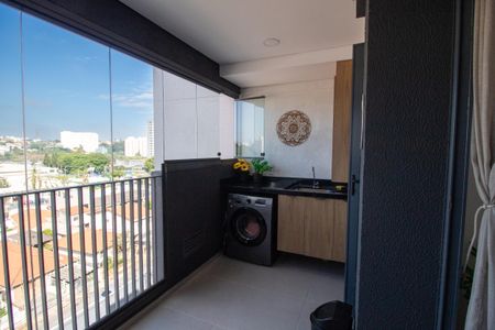 Varanda da Sala de apartamento para alugar com 2 quartos, 60m² em Ferreira, São Paulo
