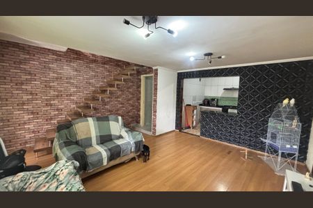 Sala de casa à venda com 3 quartos, 102m² em Jardim Cristiane, Santo André