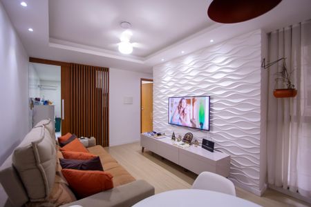 Sala de apartamento para alugar com 2 quartos, 48m² em Maria Paula, São Gonçalo