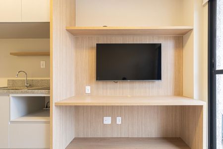 Sala de apartamento para alugar com 1 quarto, 29m² em Moema, São Paulo