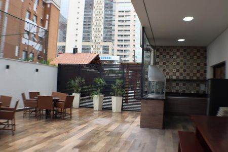 Apartamento para alugar com 26m², 1 quarto e 1 vaga Apartamento para alugar com 26m², 1 quarto e 1 vagaÁrea comum - Churrasqueira