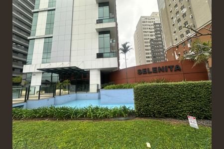 Apartamento para alugar com 26m², 1 quarto e 1 vaga Apartamento para alugar com 26m², 1 quarto e 1 vagaFachada