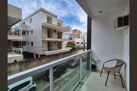 Varanda do Quarto de apartamento para alugar com 1 quarto, 45m² em Recreio dos Bandeirantes, Rio de Janeiro
