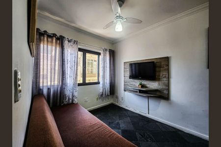 Sala de apartamento para alugar com 1 quarto, 78m² em Aparecida, Santos