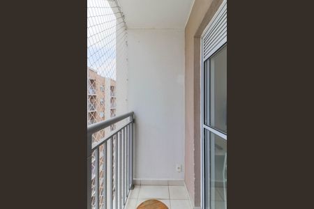 Varanda da Sala de apartamento para alugar com 1 quarto, 28m² em Jardim Caravelas, São Paulo