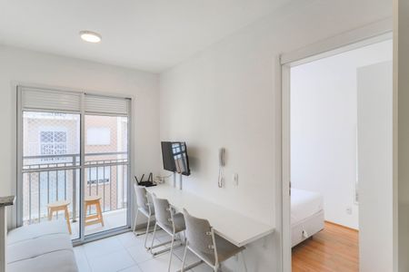 Sala de apartamento para alugar com 1 quarto, 28m² em Jardim Caravelas, São Paulo