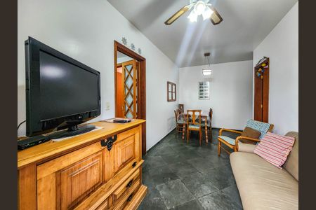 Sala de apartamento para alugar com 1 quarto, 76m² em Embaré, Santos