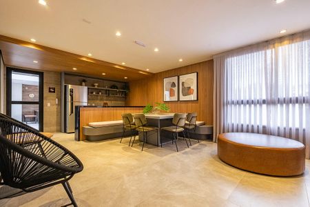 Apartamento à venda com 28m², 1 quarto e sem vaga Apartamento à venda com 28m², 1 quarto e sem vagaÁrea comum - Salão de Festas