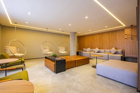 Apartamento à venda com 28m², 1 quarto e sem vaga Apartamento à venda com 28m², 1 quarto e sem vagaÁrea comum - Salão de Festas