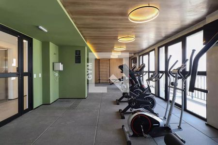 Apartamento à venda com 28m², 1 quarto e sem vaga Apartamento à venda com 28m², 1 quarto e sem vagaÁrea comum - Academia