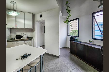 Detalhe Sala de apartamento para alugar com 1 quarto, 68m² em Boqueirão, Santos