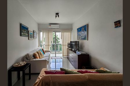 Sala de apartamento para alugar com 3 quartos, 83m² em Ponta da Praia, Santos