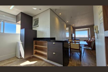 Sala de apartamento para alugar com 2 quartos, 52m² em Vila Scarpelli, Santo André