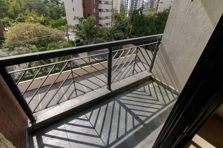Varanda da Sala de apartamento à venda com 2 quartos, 67m² em Vila Andrade, São Paulo